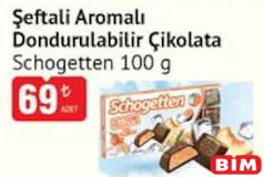 SCHOGETTEN ŞEFTALİ AROMALI DOLDURULABİLİR ÇİKOLATA 100 G